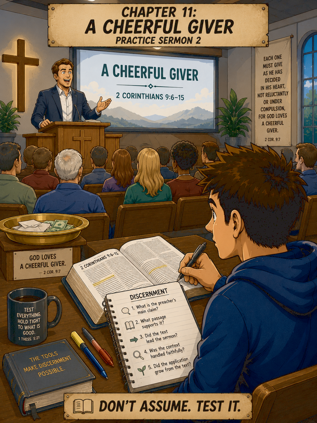Illustration for Study 11: A Cheerful Giver
