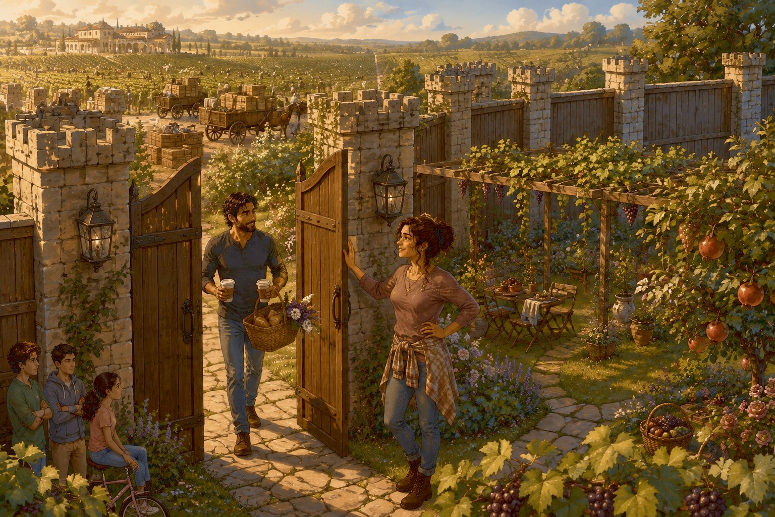Illustration for Study 11: The Little Sister and the Vineyard